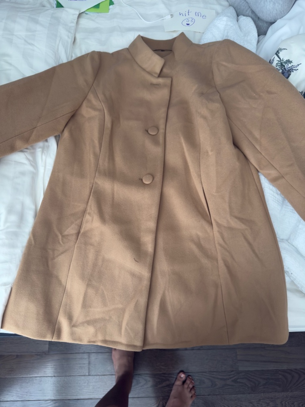 Poly Pea Coat 🧥